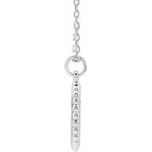 Load image into Gallery viewer, Sterling Silver Round Beaded 16-18&quot; Necklace
