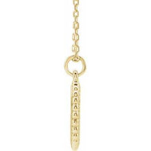 Load image into Gallery viewer, 18K Yellow Gold-Plated Sterling Silver Engravable Round Beaded 16-18&quot; Necklace
