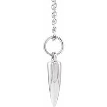 Load image into Gallery viewer, Sterling Silver Geometric 16-18&quot; Necklace

