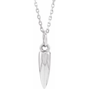 Sterling Silver Geometric 16-18
