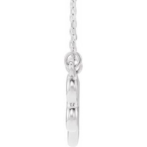 Infinity-Inspired Heart Necklace or Center 