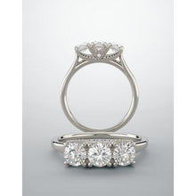 Load image into Gallery viewer, Three-Stone Anniversary Band 
