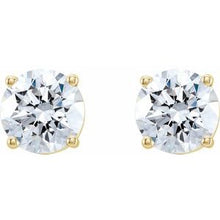 Charger l&#39;image dans la galerie, Round 4-Prong Lab-Grown Diamond Stud Earrings  
