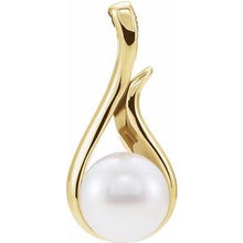 Load image into Gallery viewer, Freeform Pearl Pendant 
