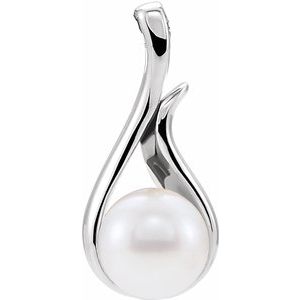 Sterling Silver Freshwater Cultured Pearl Pendant