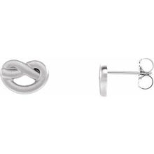 Load image into Gallery viewer, Sterling Silver Knot Earrings
