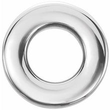 Load image into Gallery viewer, Sterling Silver 10 mm Circle Slide Pendant
