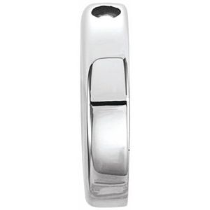 Sterling Silver 10 mm Circle Slide Pendant