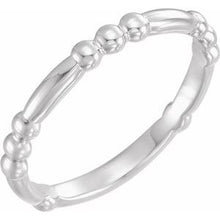 Charger l'image dans la galerie, Stackable Beaded Ring
