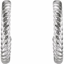Load image into Gallery viewer, Rope Hoop Earrings
