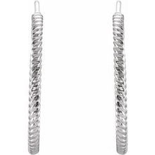 Load image into Gallery viewer, Rope Hoop Earrings
