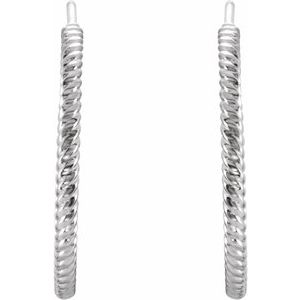 Rope Hoop Earrings