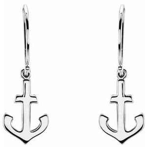 Petite Anchor Earrings