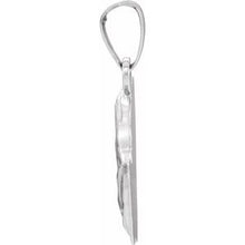 Load image into Gallery viewer, Sterling Silver 18.75x16 mm Praying Hands Pendant
