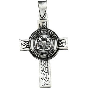 U.S. Coast Guard Cross Pendant