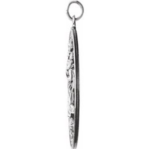 Sterling Silver 29 mm St. Christopher Medal