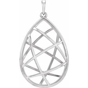 Sterling Silver Nest Design Pendant