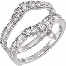 Load image into Gallery viewer, Platinum 1 CTW Diamond Ring Guard
