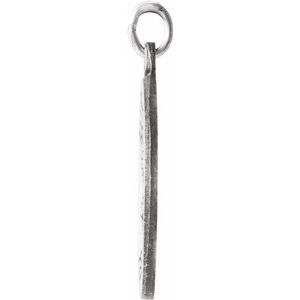 Sterling Silver 18 mm Round St. Thomas Medal
