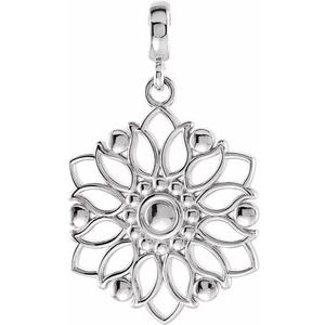 Sterling Silver Decorative Pendant