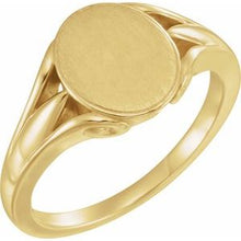 Charger l'image dans la galerie, Oval Signet Ring 
