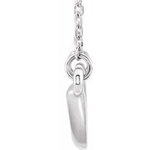 Load image into Gallery viewer, Sterling Silver Horn 16-18&quot; Necklace
