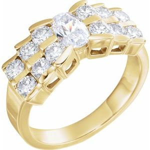Accented Engagement Ring