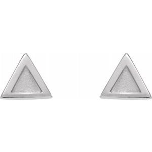 Petite Triangle Earrings 