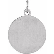 Load image into Gallery viewer, Sterling Silver 15 mm St. Barbara Medal
