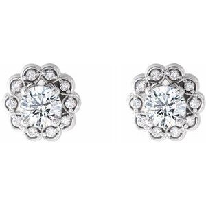 Halo-Style Earrings 