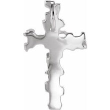 Load image into Gallery viewer, Nugget Cross Pendant
