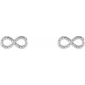 Infinity-Inspired Rope Earrings  