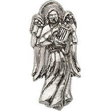 Load image into Gallery viewer, Angel with Harp Lapel Pin
