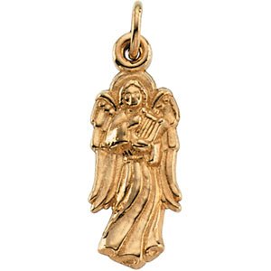 Angel with Harp Pendant 
