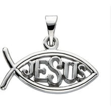 Load image into Gallery viewer, Jesus Ichthus (Fish) Pendant
