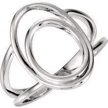 Load image into Gallery viewer, Sterling Silver Ladies Metal Fashion Restyling Ring
