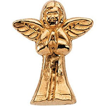 Charger l&#39;image dans la galerie, 14K Yellow 12x10 mm Praying Angel Lapel Pin
