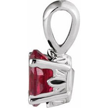 Load image into Gallery viewer, Oval 4-Prong Solitaire Pendant 
