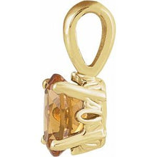 Load image into Gallery viewer, 14K Yellow Citrine Pendant
