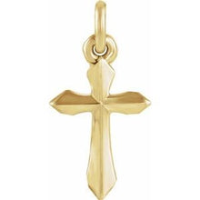 Load image into Gallery viewer, 14K Yellow Cross Pendant
