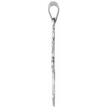 Load image into Gallery viewer, Sterling Silver 24.5x17 mm Design Cross Pendant
