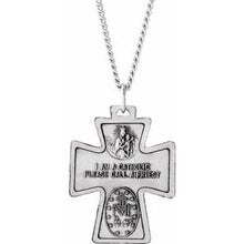 Charger l&#39;image dans la galerie, Four-Way Cross Medal Necklace or Pendant  
