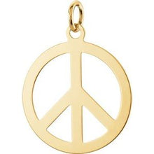 Load image into Gallery viewer, Peace Sign Earrings or Pendant

