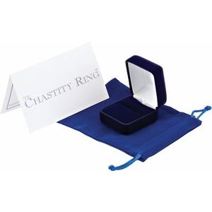 10K Yellow True Love Chastity Ring Size 8