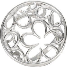 Load image into Gallery viewer, Sterling Silver Floral-Inspired Ring
