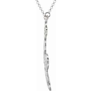 Flower & Butterfly Necklace or Center 