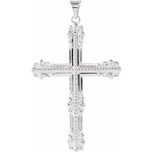 Load image into Gallery viewer, Sterling Silver 44x31.5 mm Cross Pendant
