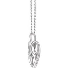 Charger l&#39;image dans la galerie, Solitaire Heart Necklace     
