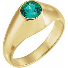 Load image into Gallery viewer, Sterling Silver 7.4 mm Round Ring Mounting
