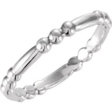 Charger l'image dans la galerie, Sterling Silver Stackable Ring
